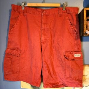 Wrangler Red Men's Cargo Shorts